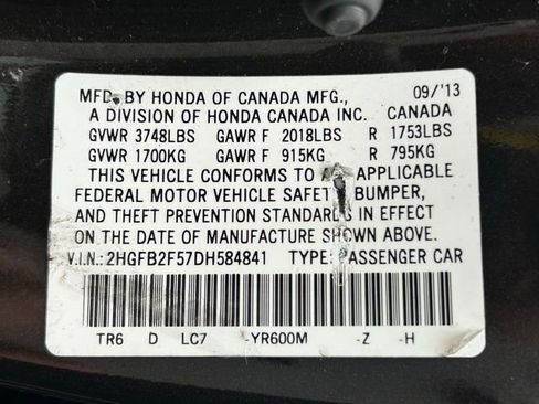 Used 2013 Honda Civic LX image 13