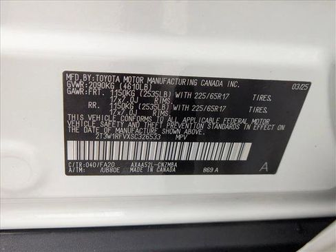 Used 2025 Toyota RAV4 XLE w/ Weather Package FWD image 23