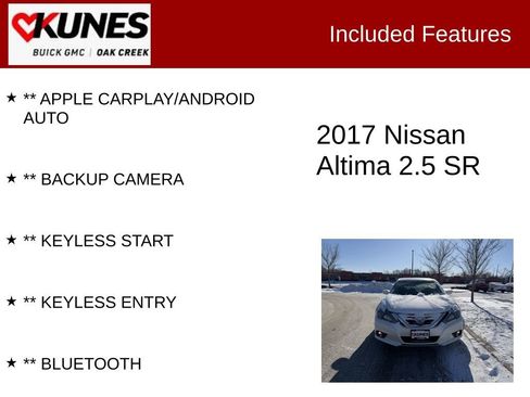 Used 2017 Nissan Altima 2.5 SR image 2