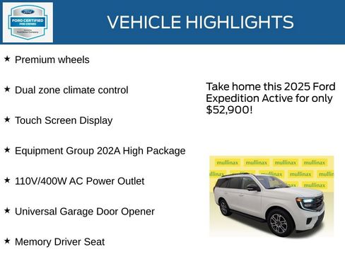 Used 2025 Ford Expedition Active RWD image 22