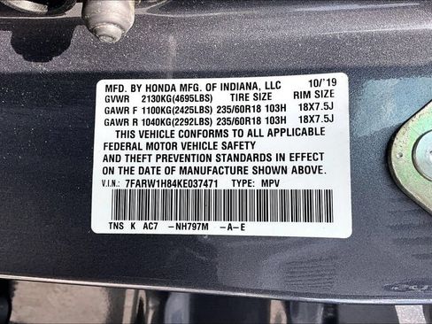 Used 2019 Honda CR-V EX-L image 19