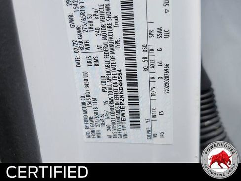 Certified 2022 Ford F150 Lariat w/ Equipment Group 501A Mid AWD/4WD image 37