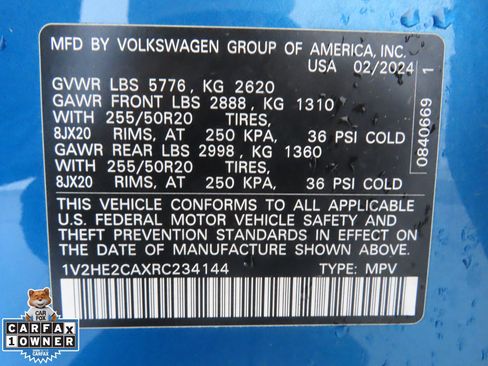 Used 2024 Volkswagen Atlas Cross Sport SE image 28