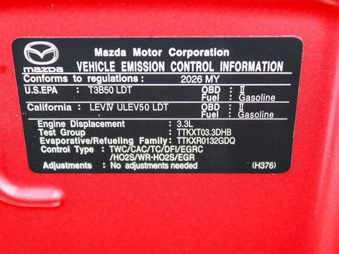 New 2026 MAZDA CX-90 3.3 Turbo w/ Premium Plus Pkg AWD/4WD image 13