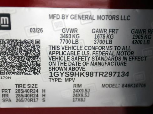 Used 2026 Cadillac Escalade V AWD/4WD image 56