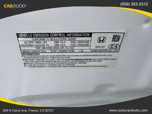 Used 2020 Honda Civic EX image 29