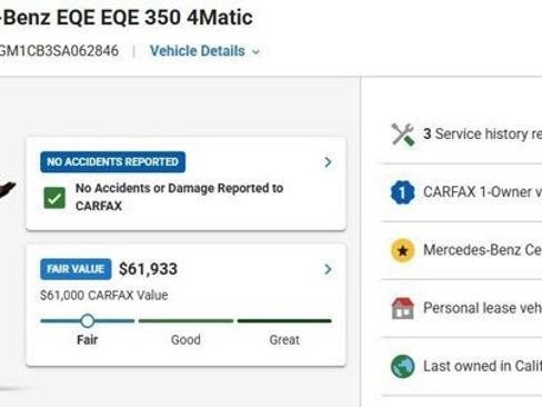 Certified 2025 Mercedes-Benz EQE 350+ 4MATIC SUV image 3
