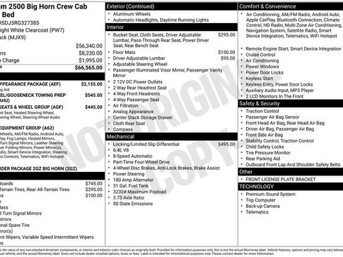 Used 2024 RAM 2500 Big Horn w/ Sport Appearance Package image 39