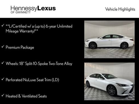 Certified 2025 Lexus ES 300h 300h image 12