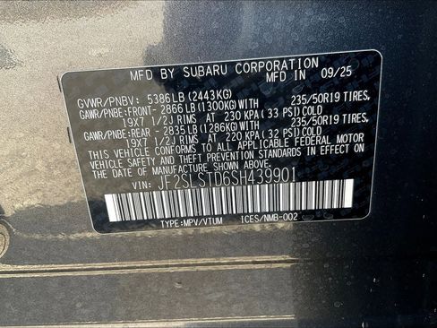 New 2025 Subaru Forester Touring image 12