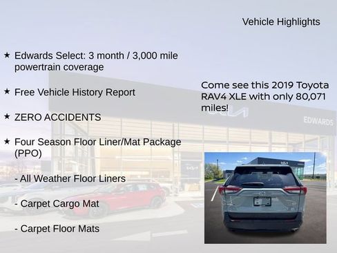 Used 2019 Toyota RAV4 XLE w/ Convenience Package AWD/4WD image 8