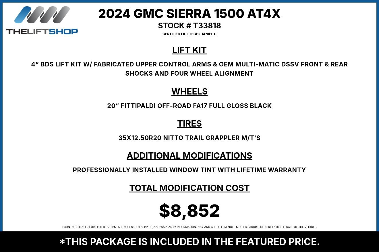 Used 2024 GMC Sierra 1500 AT4X w/ AT4X AEV Edition AWD/4WD image 2