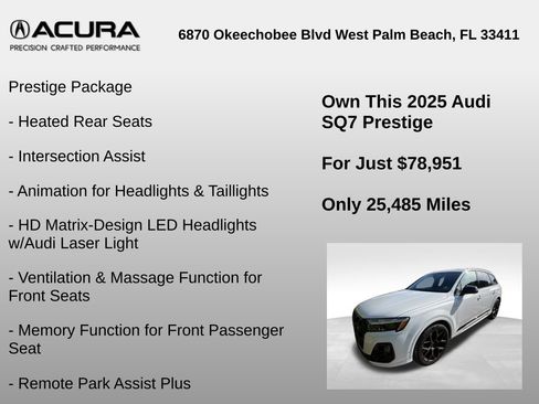 Used 2025 Audi SQ7 Prestige AWD/4WD image 10