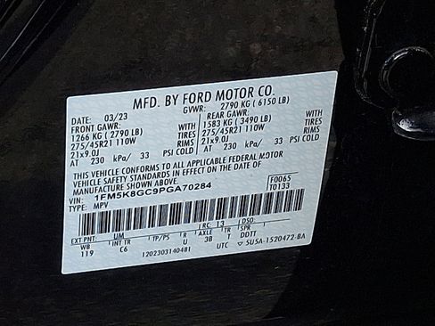 Certified 2023 Ford Explorer ST w/ Equipment Group 401A image 27