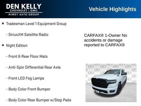 Used 2025 RAM 1500 Tradesman w/ Night Edition AWD/4WD image 11