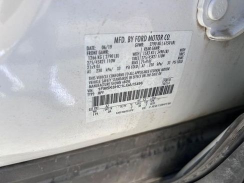 Used 2020 Ford Explorer Platinum w/ Premium Technology Package image 25