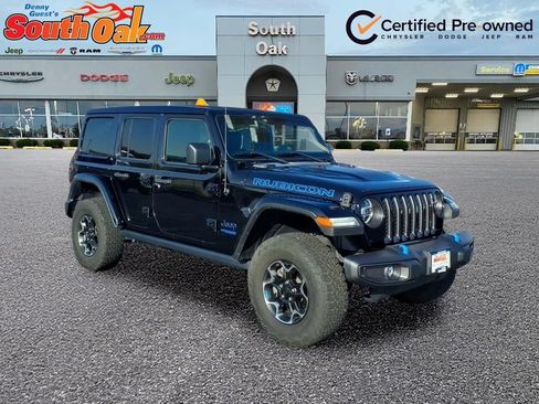 Used 2022 Jeep Wrangler Unlimited Rubicon 4xe w/ Cold Weather Group AWD/4WD image 1