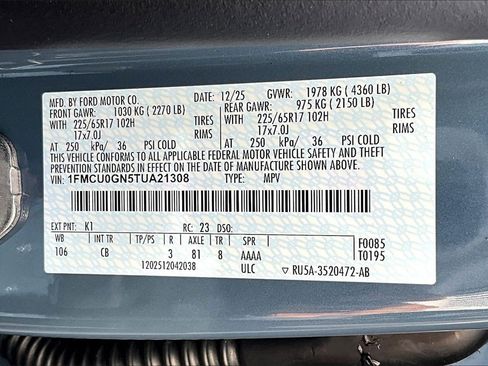 New 2026 Ford Escape Active w/ Cold Weather Package image 8