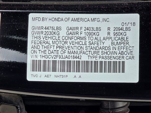 Used 2018 Honda Accord Touring image 21