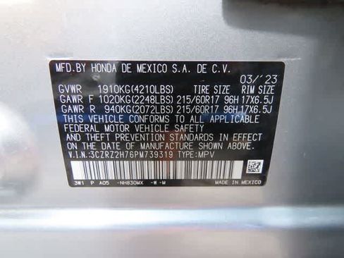 Used 2023 Honda HR-V EX-L image 26