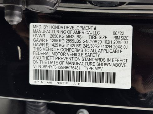 Used 2022 Honda Pilot Special Edition image 43