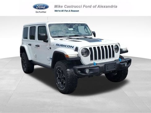 Used 2021 Jeep Wrangler Unlimited Rubicon 4xe w/ Steel Bumper Group AWD/4WD image 1