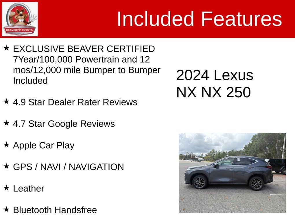 Used 2024 Lexus NX 250 FWD w/ Towing Package (2000 Lbs) image 5