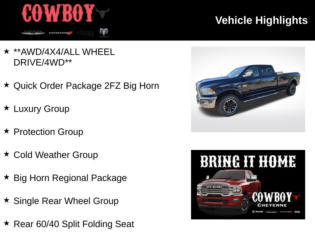 Used 2012 RAM 3500 Big Horn AWD/4WD image 2