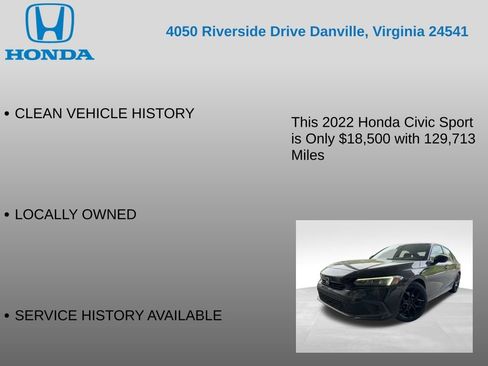 Used 2022 Honda Civic Sport image 7