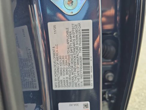 Used 2025 Honda Accord SE image 30
