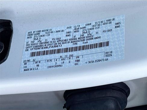 Used 2020 Ford F150 Platinum w/ Equipment Group 701A Luxury AWD/4WD image 32