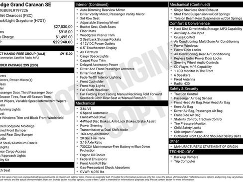Used 2020 Dodge Grand Caravan SE w/ UConnect Hands-Free Group FWD image 1