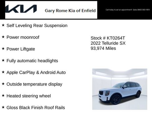 Used 2022 Kia Telluride SX w/ Nightfall Edition Package AWD/4WD image 26