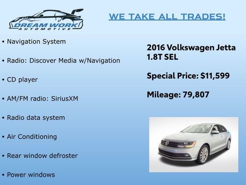 Used 2016 Volkswagen Jetta SEL image 2
