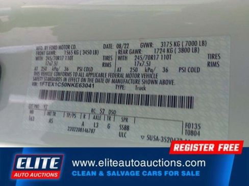 Used 2022 Ford F150 XL w/ Equipment Group 101A High image 8