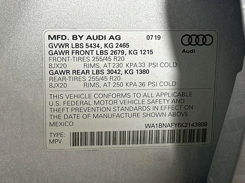 Used 2019 Audi Q5 2.0T Premium Plus w/ Premium Plus Package AWD/4WD image 12