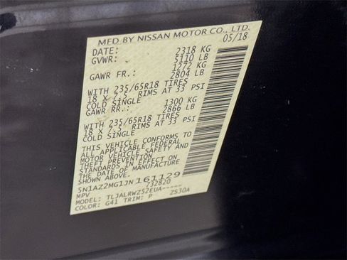 Used 2018 Nissan Murano SL w/ Cargo Package image 31