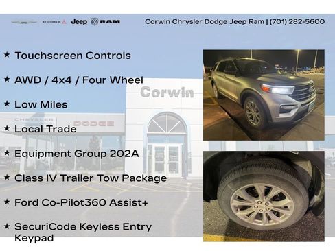 Used 2024 Ford Explorer XLT w/ Equipment Group 202A image 8