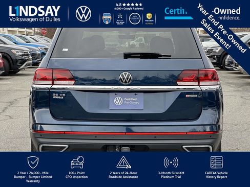 Used 2022 Volkswagen Atlas SE w/ Panoramic Sunroof Package image 7
