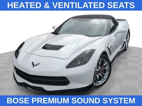 Used 2016 Chevrolet Corvette Stingray Convertible w/ 3LT Preferred Equipment Group RWD image 1