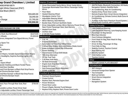 Used 2023 Jeep Grand Cherokee L Limited AWD/4WD image 29