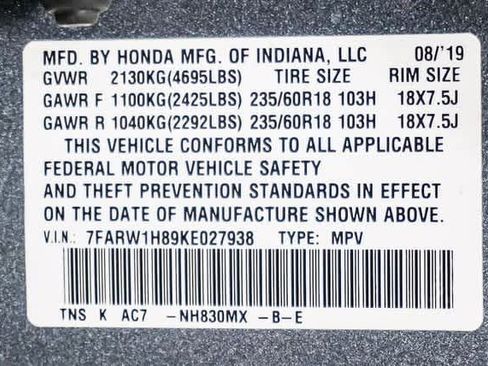 Used 2019 Honda CR-V EX-L image 29