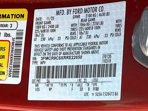 Used 2024 Ford Bronco Sport Outer Banks w/ Tech Package AWD/4WD image 33