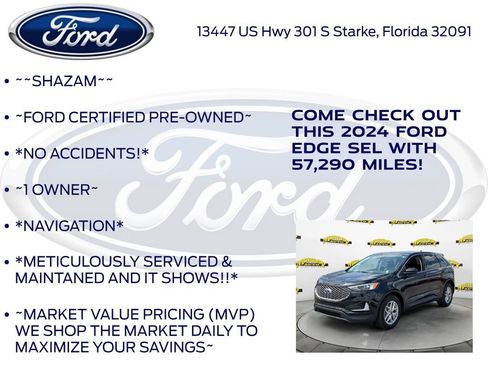 Certified 2024 Ford Edge SEL AWD/4WD image 5
