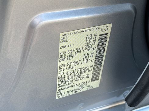 Used 2015 Nissan Xterra S w/ Value Package RWD image 34