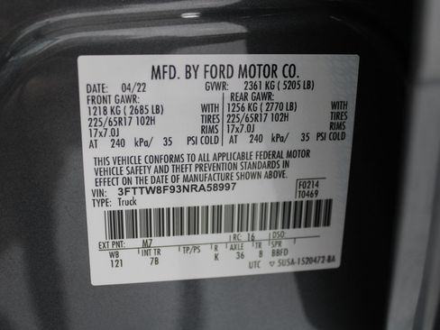 Used 2022 Ford Maverick XLT w/ Equipment Group 300A Standard AWD/4WD image 43