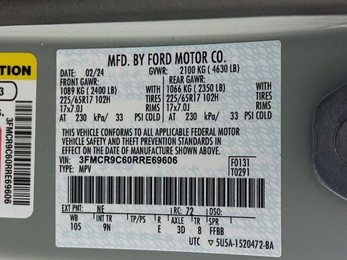 Used 2024 Ford Bronco Sport Outer Banks AWD/4WD image 12