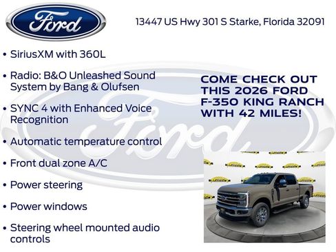 New 2026 Ford F350 King Ranch w/ Chrome Package image 30