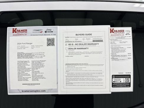 Used 2024 Ford Ranger XLT w/ FX4 Off-Road Package image 35