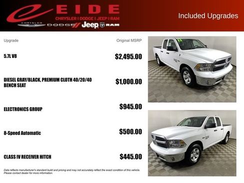 Used 2022 RAM 1500 Classic SLT w/ Electronics Group AWD/4WD image 12